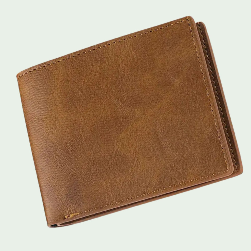 Bukaya Premium PU Leather Wallet – Mustard Brown