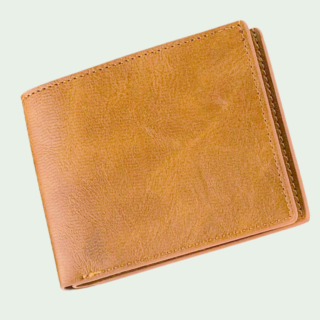 Bukaya Premium PU Leather Wallet – Mustard Yellow