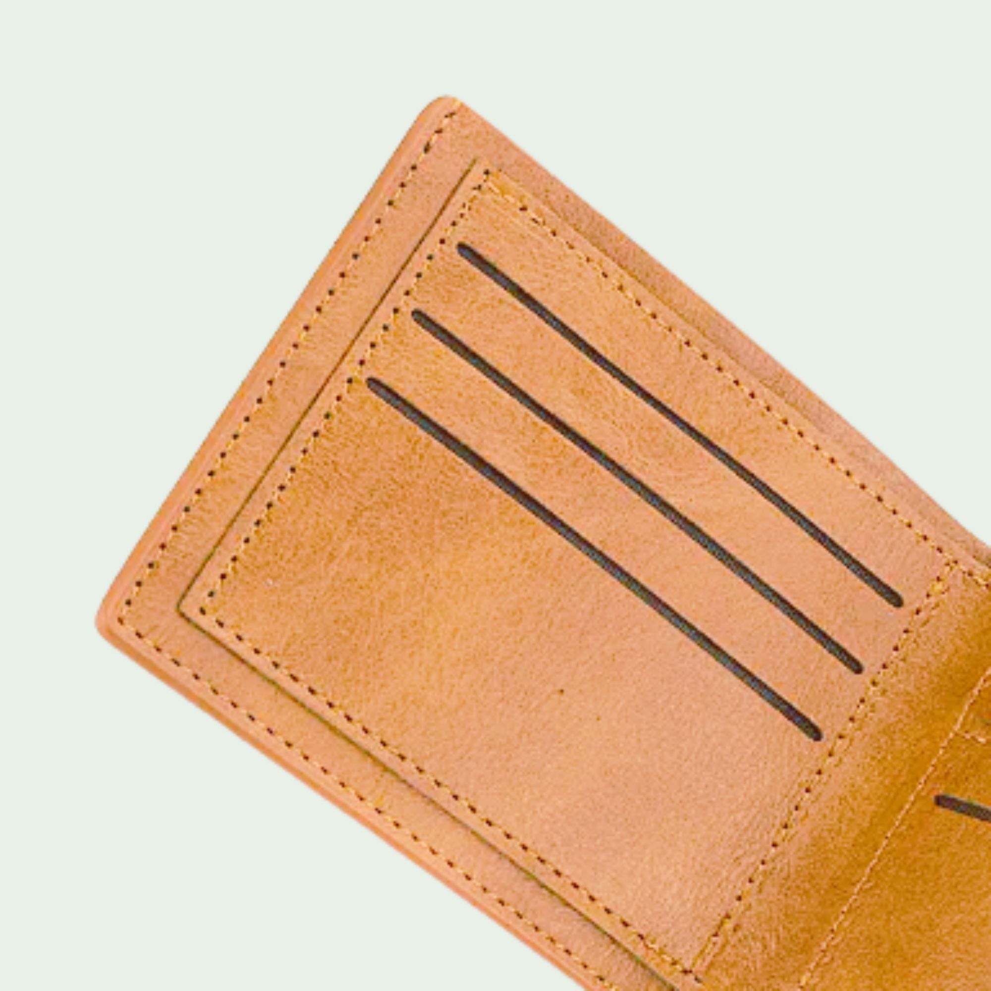 Bukaya Premium PU Leather Wallet – Mustard Yellow