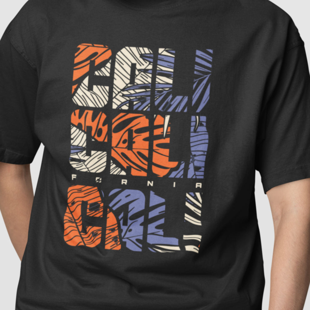 Premium Oversized Black Printed Tshirt -