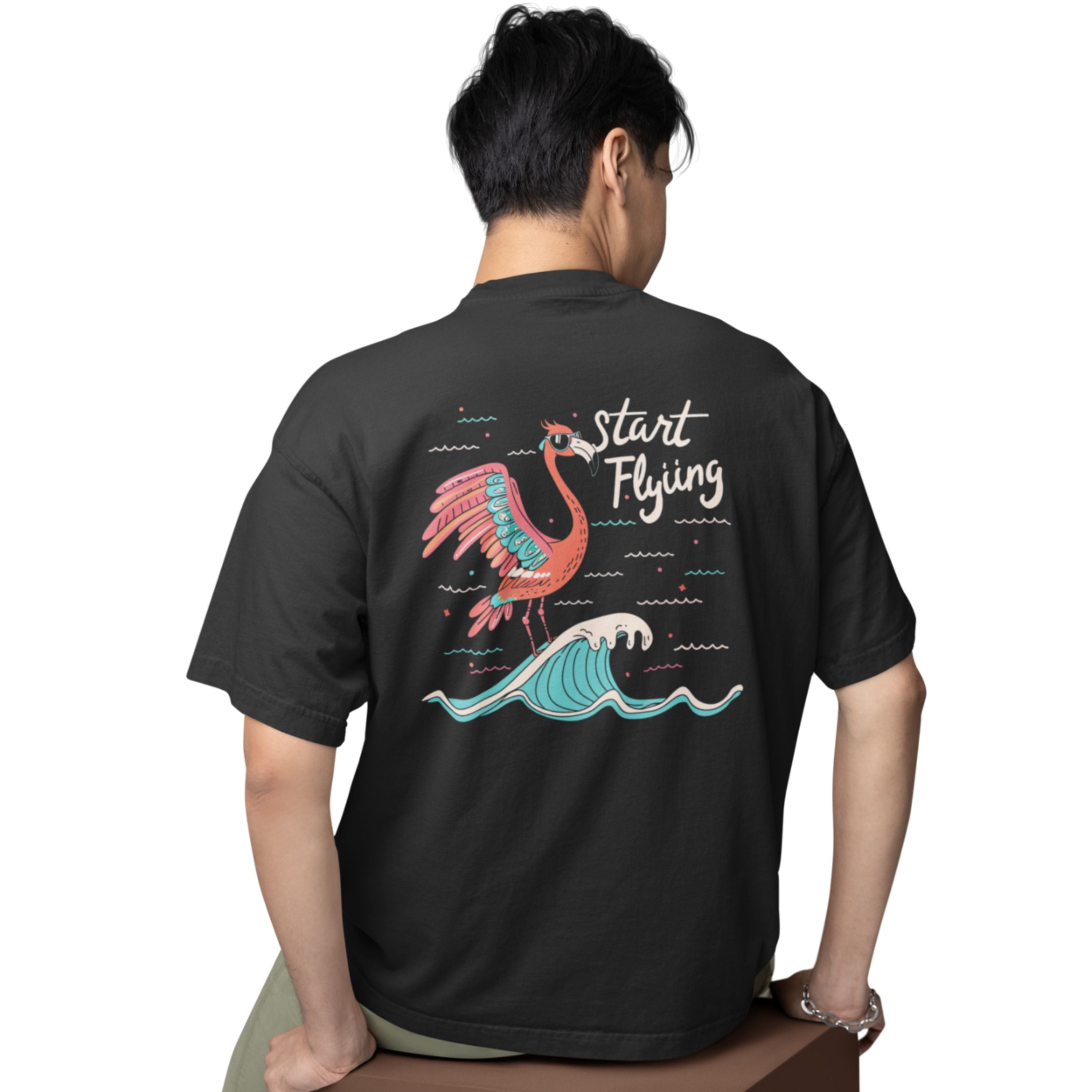 Premium Oversized T shirt - Lift Your Spirits Up