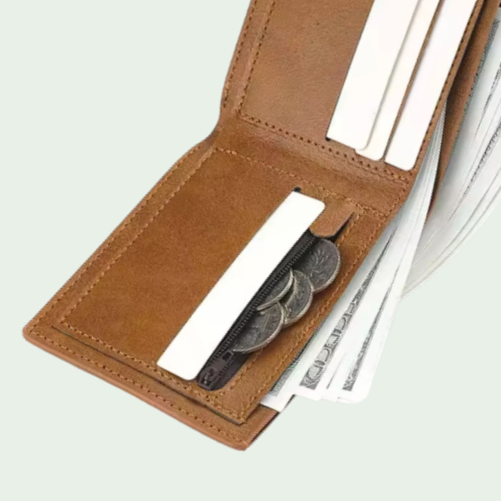 Bukaya Premium PU Leather Wallet – Mustard Yellow