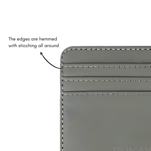 Men's Slim Smart Wallet RFID Card Holder Genuine PU Leather - Mini Credit Card Holder