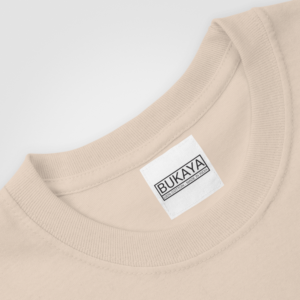 Premium Oversized Black Back Printed Tshirt